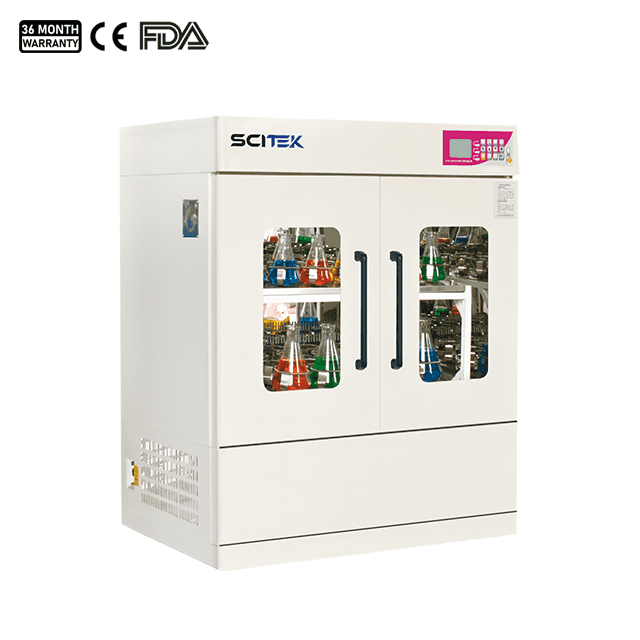 Vertical Double Door Shaking Incubator