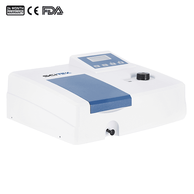 UV VIS Spectrophotometer with Manual Turn Knob