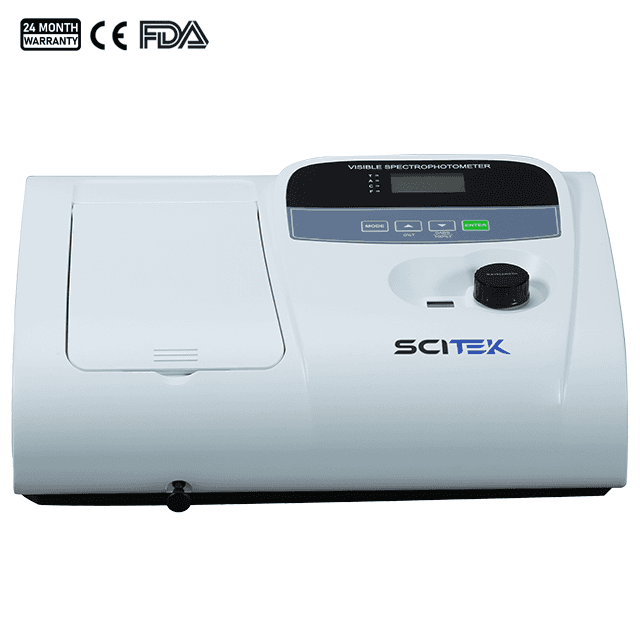 Visible Spectrophotometer, Single Wavelength