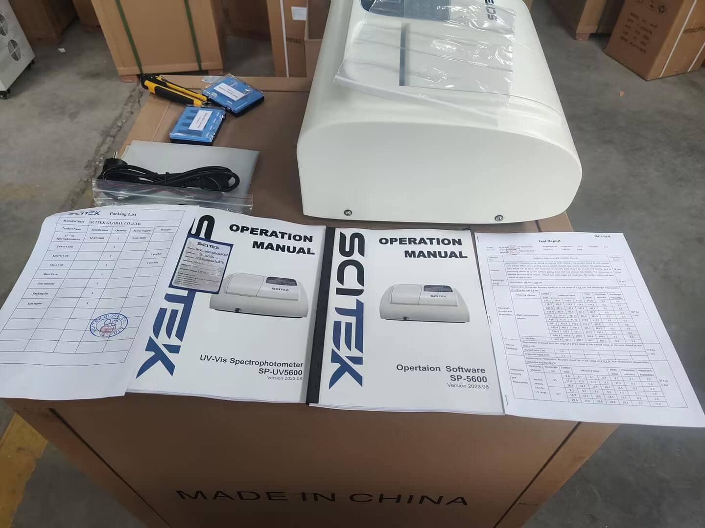 UV Visible Spectrophotometer, 190-1100nm