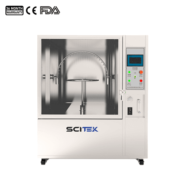 Pendulum Tube Shower Test Chamber