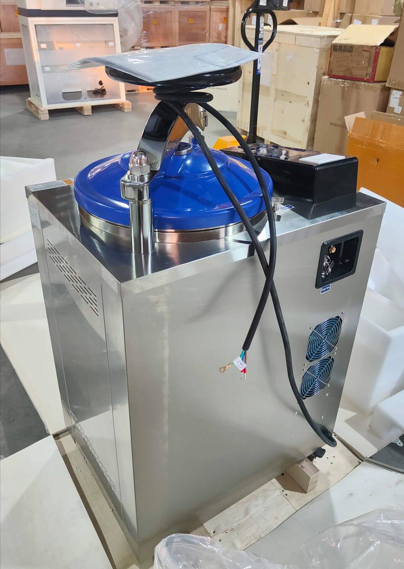 Vertical Pressure Steam Sterilizer, Internal Circulation Drying