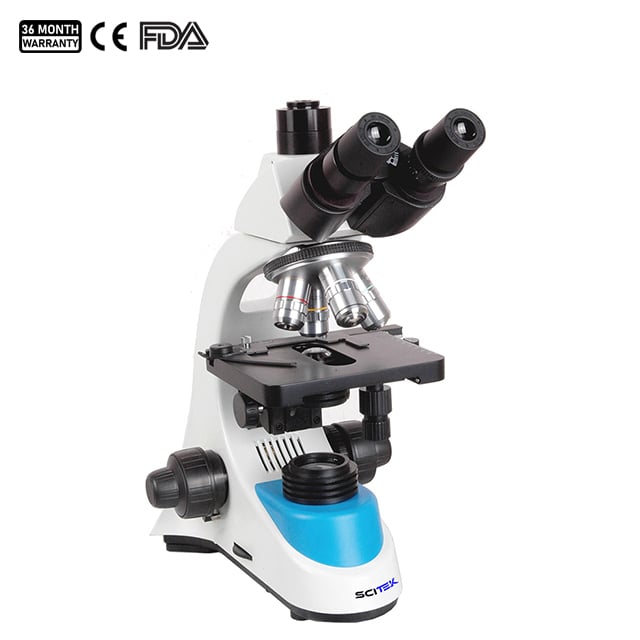 Biological Microscope, Trinocular Head — image 1